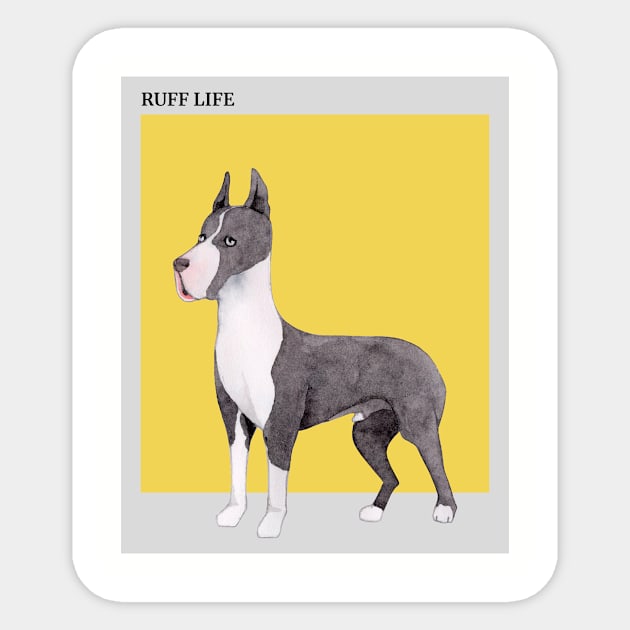 RUFF LIFE Sticker by Buckhead Bag Company